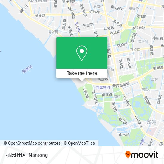 桃园社区 map