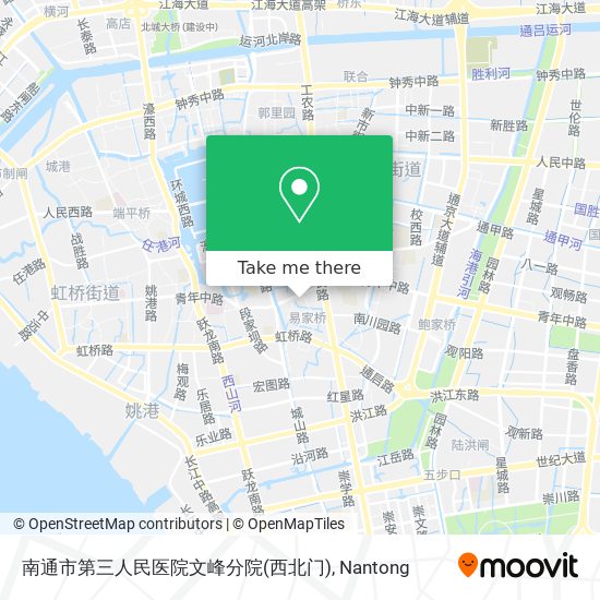 南通市第三人民医院文峰分院(西北门) map