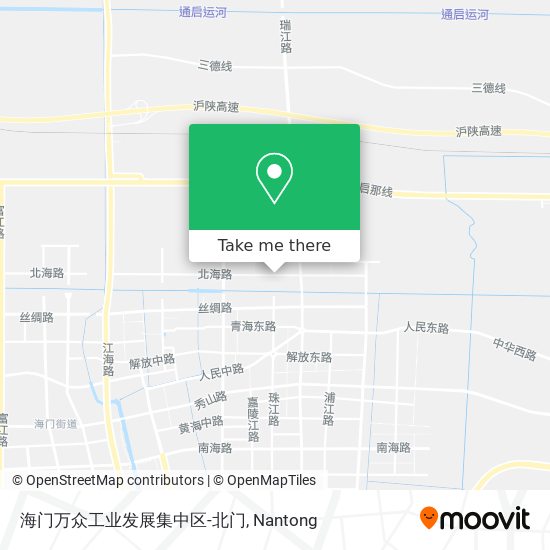 海门万众工业发展集中区-北门 map