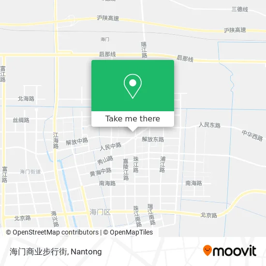 海门商业步行街 map