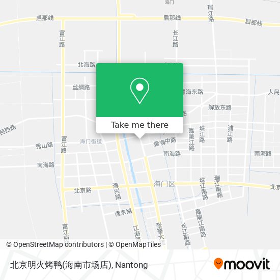 北京明火烤鸭(海南市场店) map
