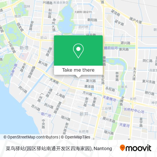 菜鸟驿站(园区驿站南通开发区四海家园) map