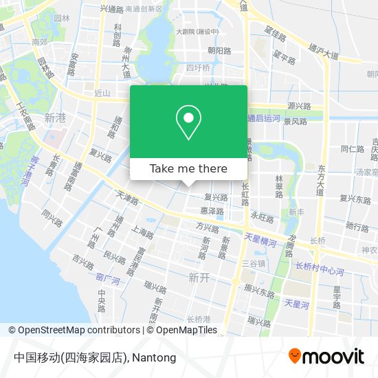 中国移动(四海家园店) map