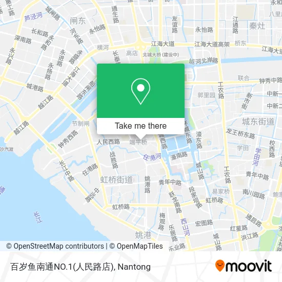 百岁鱼南通NO.1(人民路店) map