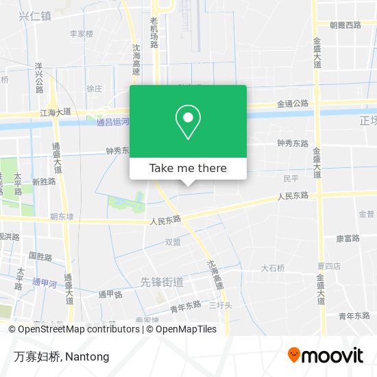 万寡妇桥 map