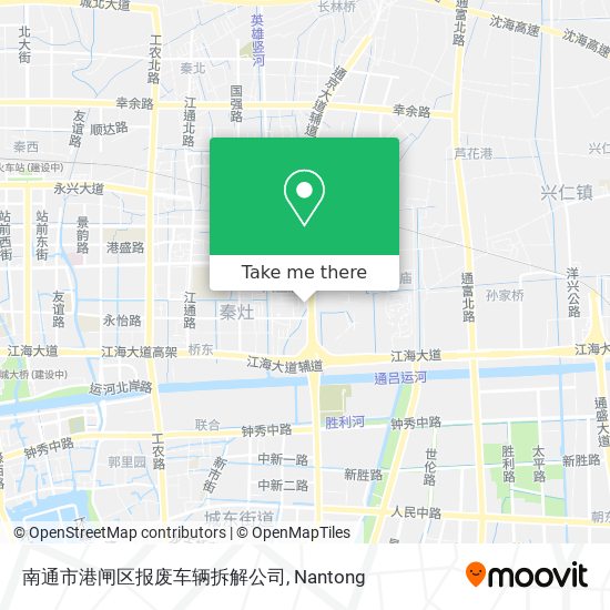 南通市港闸区报废车辆拆解公司 map