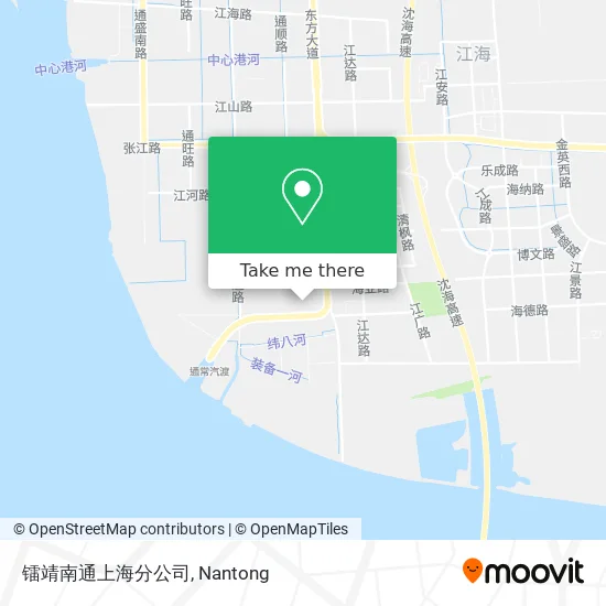 镭靖南通上海分公司 map