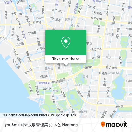 you&me国际皮肤管理美发中心 map