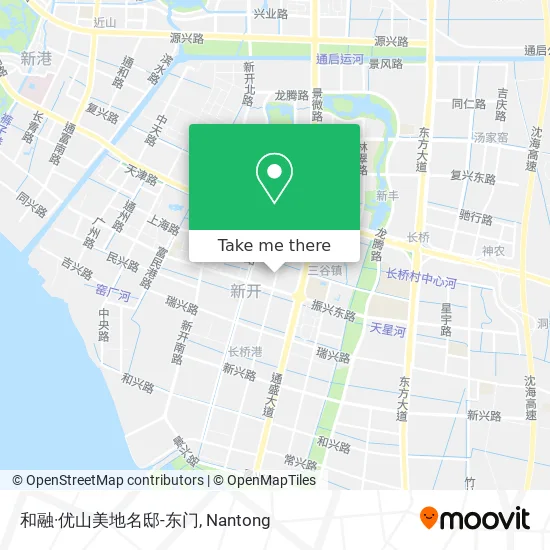 和融·优山美地名邸-东门 map