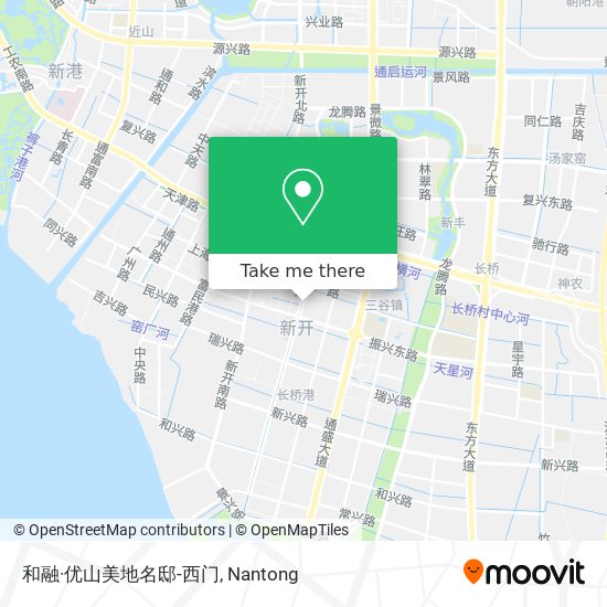 和融·优山美地名邸-西门 map