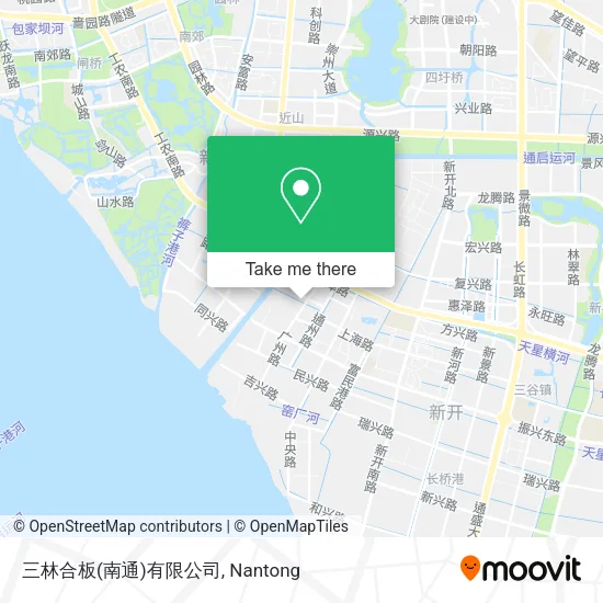 三林合板(南通)有限公司 map