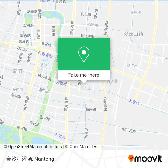 金沙汇浴场 map