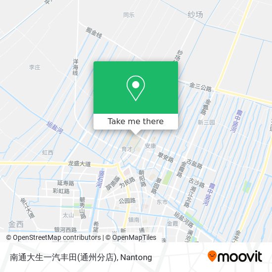 南通大生一汽丰田(通州分店) map