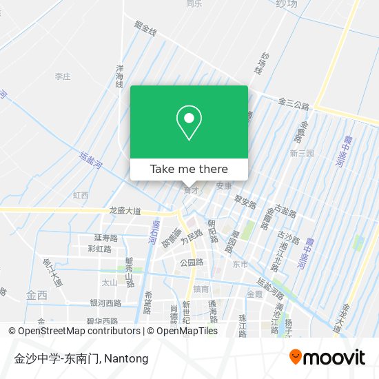 金沙中学-东南门 map