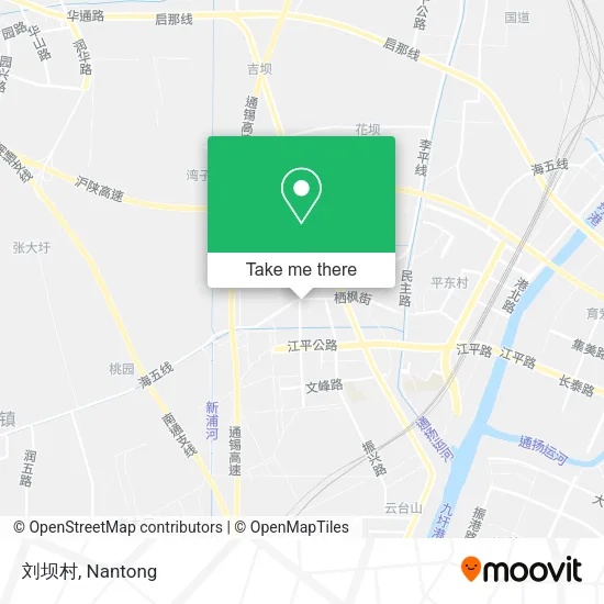 刘坝村 map