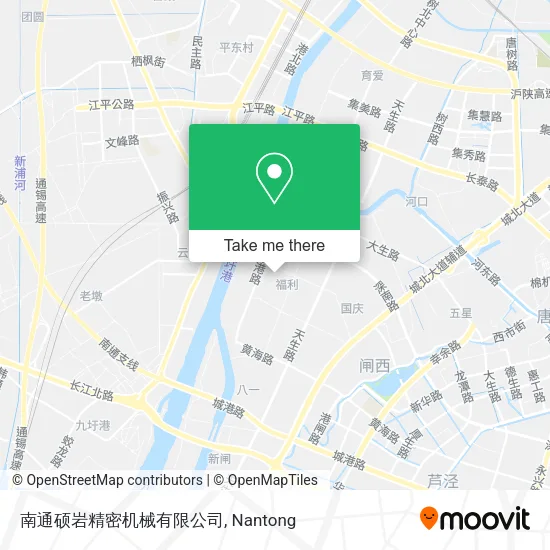 南通硕岩精密机械有限公司 map