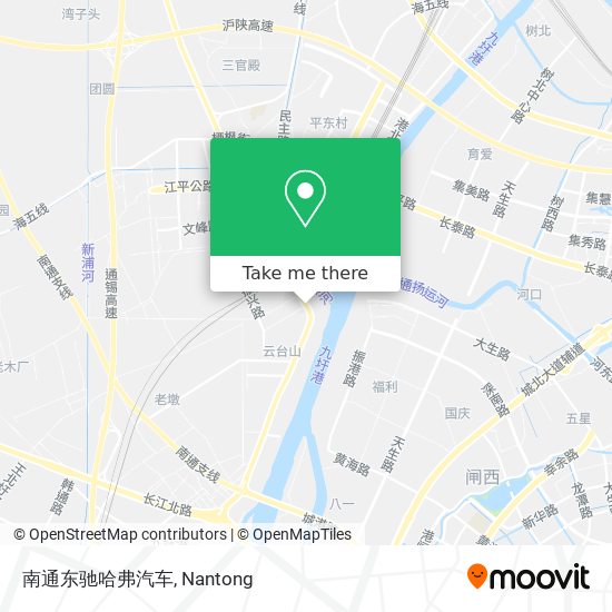 南通东驰哈弗汽车 map