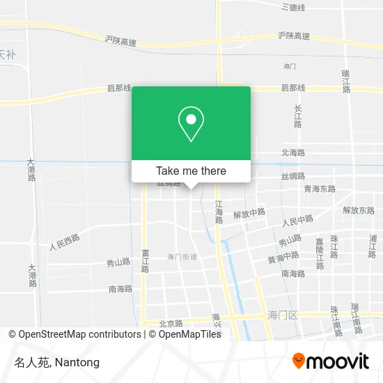名人苑 map