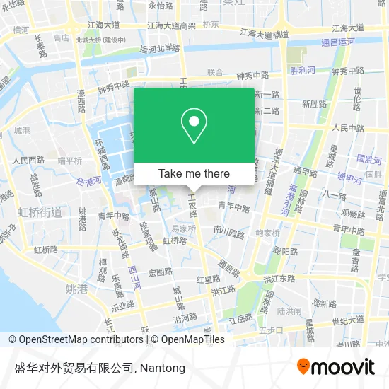 盛华对外贸易有限公司 map