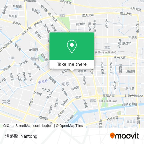 港盛路 map