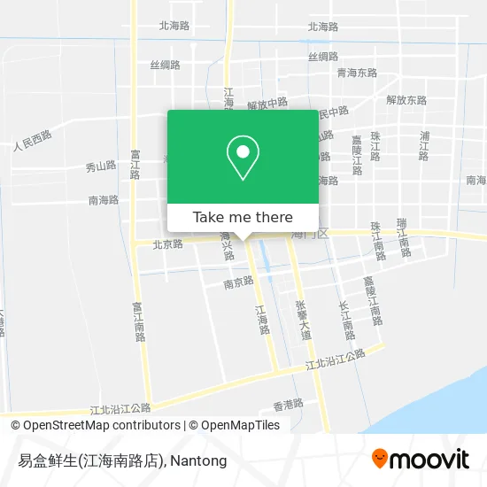 易盒鲜生(江海南路店) map
