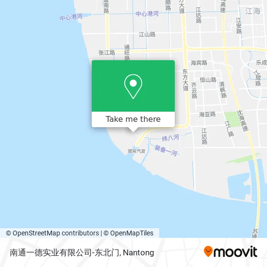 南通一德实业有限公司-东北门 map