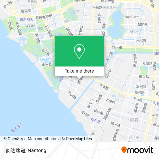 韵达速递 map