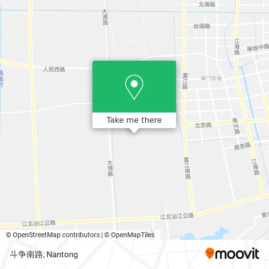 斗争南路 map