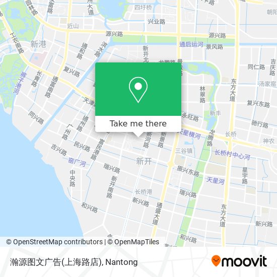 瀚源图文广告(上海路店) map