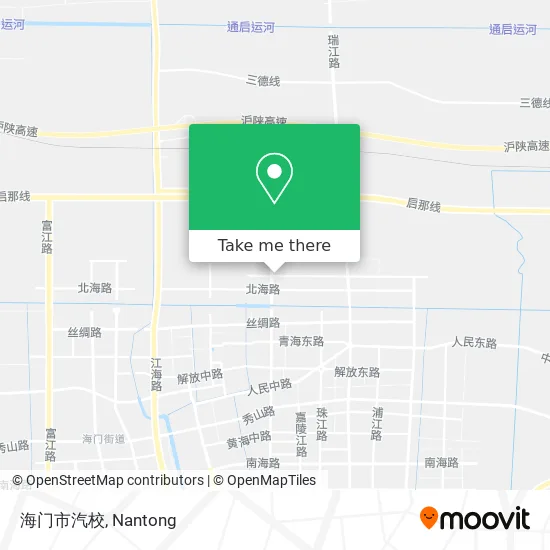 海门市汽校 map