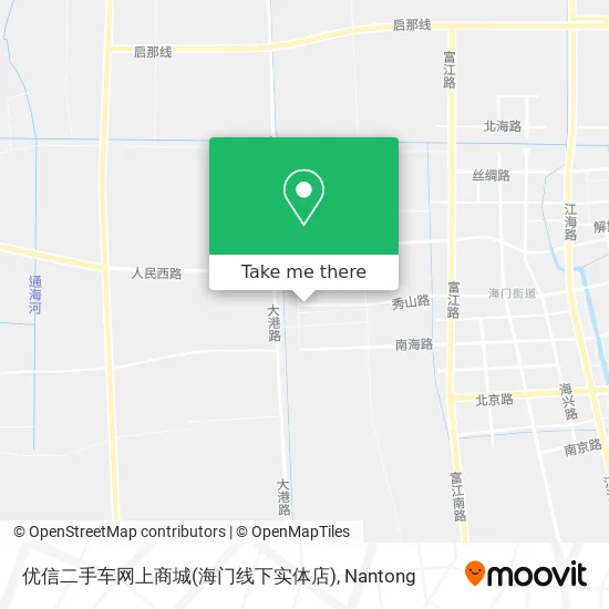 优信二手车网上商城(海门线下实体店) map
