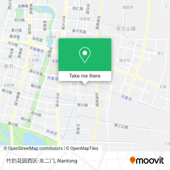 竹韵花园西区-东二门 map