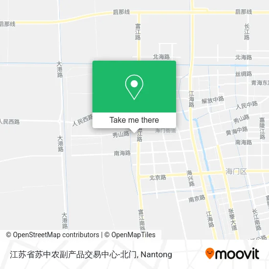 江苏省苏中农副产品交易中心-北门 map
