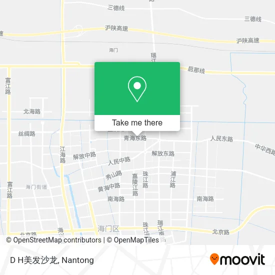 D H美发沙龙 map