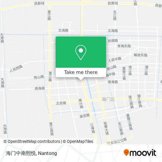 海门中南熙悦 map