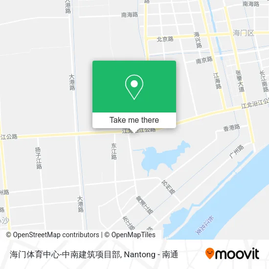 海门体育中心-中南建筑项目部 map