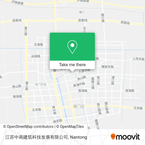 江苏中南建筑科技发展有限公司 map