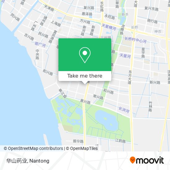 华山药业 map