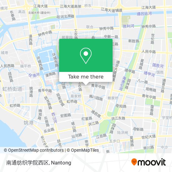 南通纺织学院西区 map