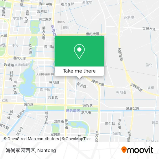 海尚家园西区 map
