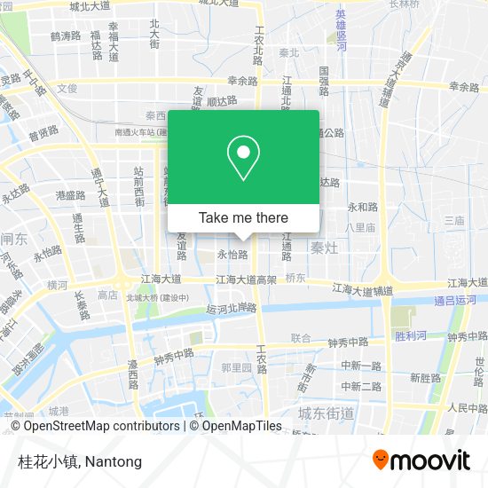 桂花小镇 map