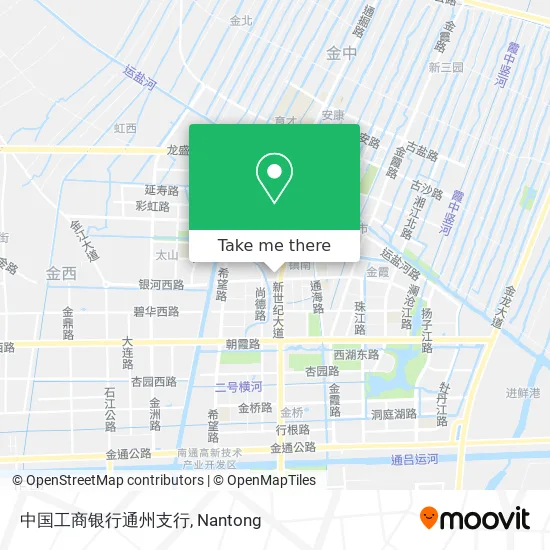 中国工商银行通州支行 map