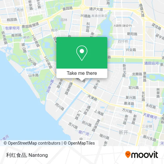 利红食品 map