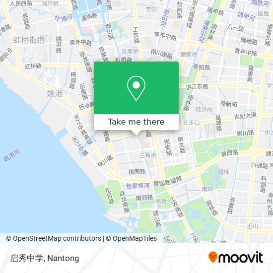 启秀中学 map