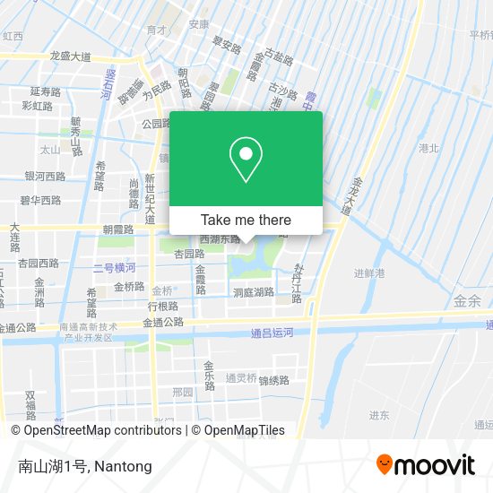 南山湖1号 map