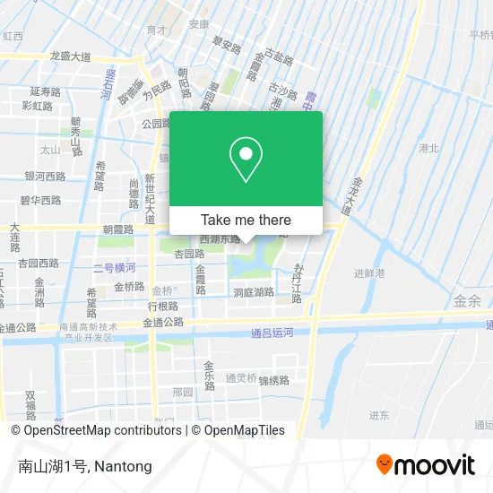 南山湖1号 map