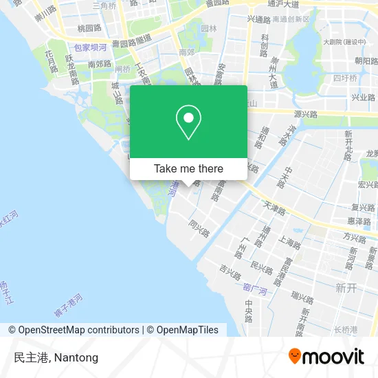 民主港 map