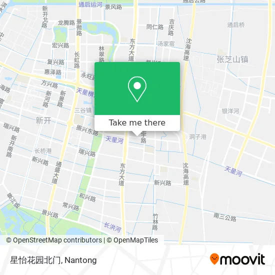 星怡花园北门 map
