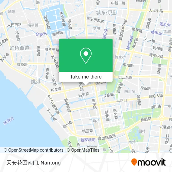 天安花园南门 map