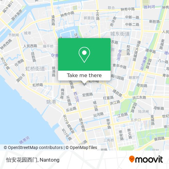 怡安花园西门 map
